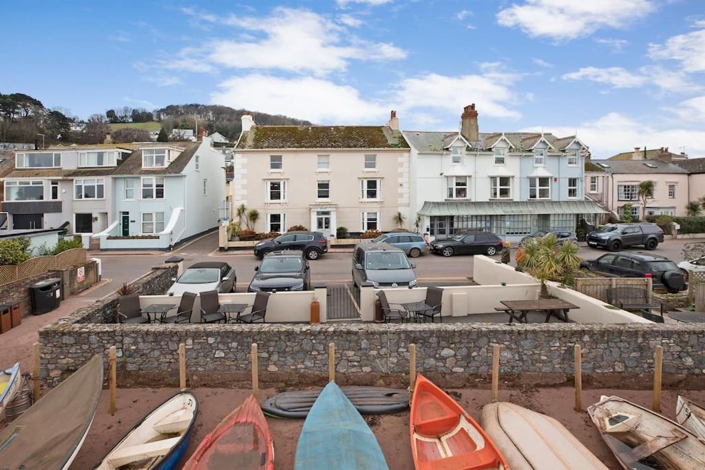 Beach Front Flat Shaldon With Parking Exterior photo